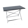 Table rectangulaire pliante en métal 110 * 70cm